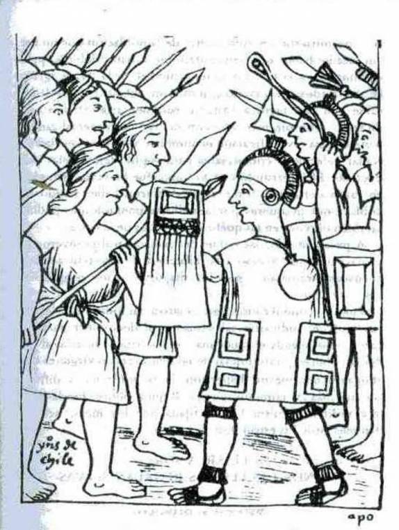 O exército Inca, liderado por Apu Camac Inca, enfrenta guerreros mapuches na Batalha de Maule, no final do século XV
